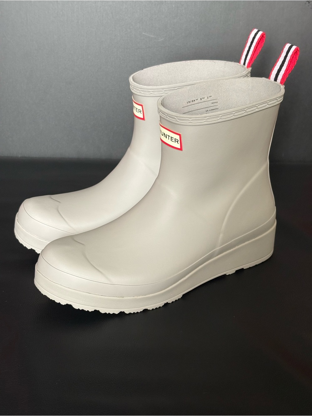 Hunter Original Play Short Rain Boots Zinc Gray Women’s 9 WFS2020RMA - Picture 11 of 14